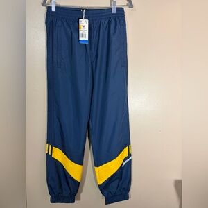 NWT Adidas Men’s Blue and Yellow Joggers